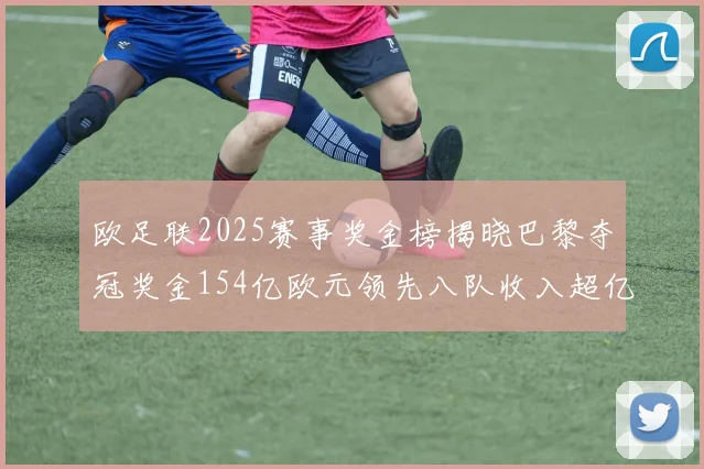 欧足联2025赛事奖金榜揭晓巴黎夺冠奖金154亿欧元领先八队收入超亿
